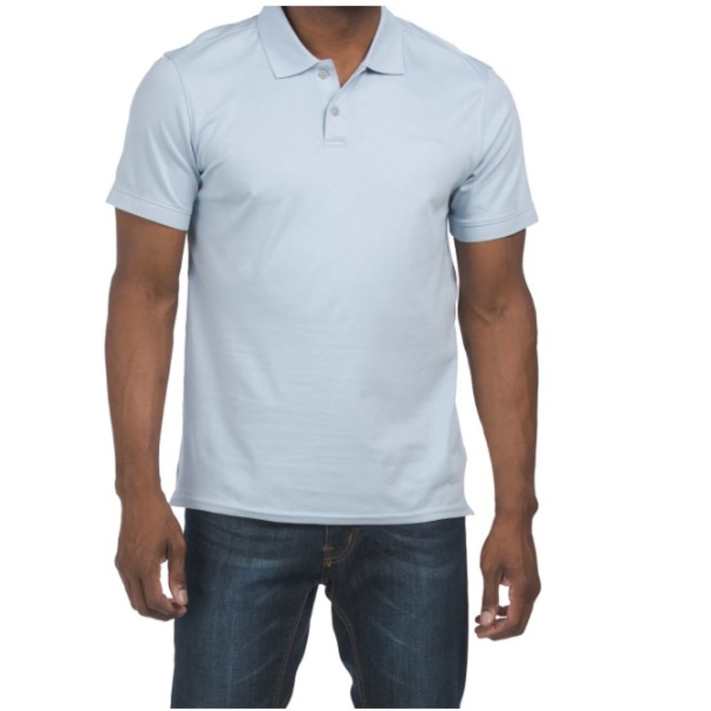 Calvin Klein Short sleeve solid liquid touch polo